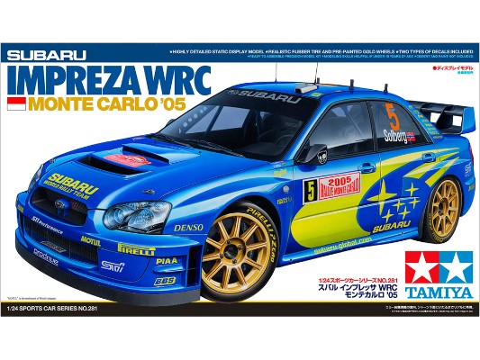 24281 1/24 斯巴鲁 翼豹 WRC 蒙特卡洛 '05