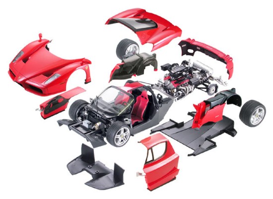 24301 1/24 法拉利 恩佐 Giallo Modena