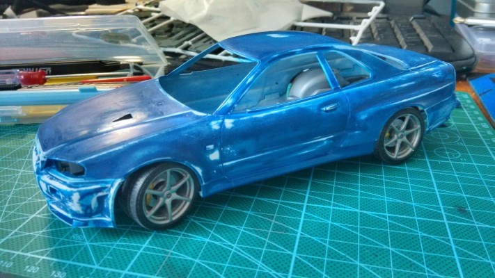 24258 1/24 日产 天际线 GT-R V・spec Ⅱ (R34)