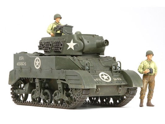 35312 1/35 美国 M8 自行榴弹炮 出发待机 套装（附带3个兵人）