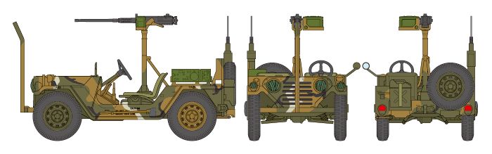 35332 1/35 美国 M151A2 格林纳达入侵作战