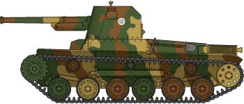 35331 1/35 日本陆军 一式 75mm自行火炮(附带6个兵人)