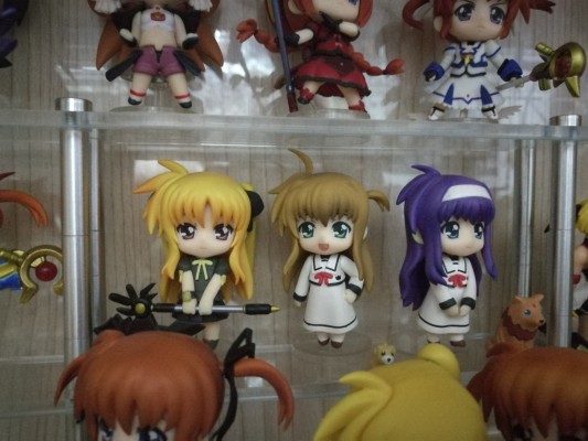 迷你黏土人 魔法少女奈叶MOVIE 1st 艾莉莎・バニングス&尤诺・斯克莱亚 School Uniform 