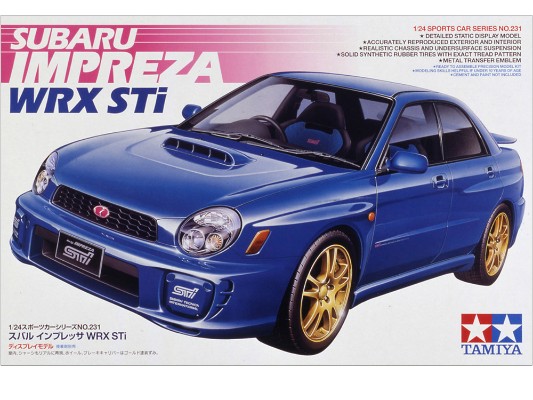 24231 1/24 斯巴鲁 翼豹 WRX STi