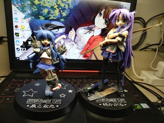 PM 手办 舰队Collection -舰娘-&幸运星 泉此方 岛风 cosplayver.