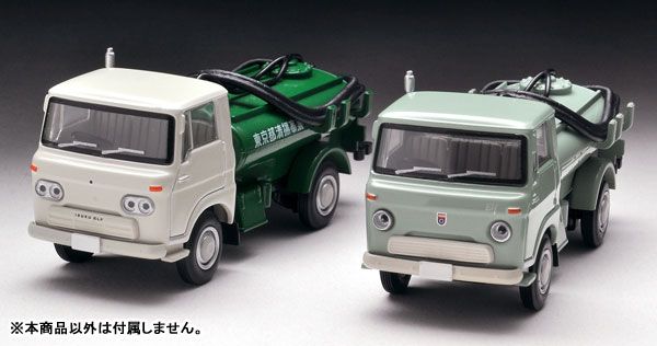 Tomica Limited Vintage LV-180a Elf Vacuum Tanker (White/Green)