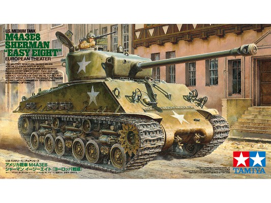 35346 1/35 美国 谢尔曼 M4A3E8 中型坦克 （欧洲前线）