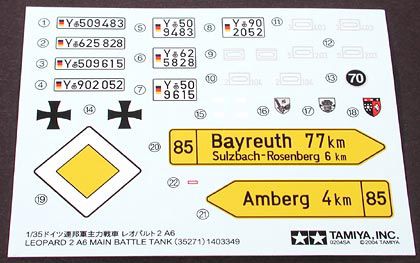 35271 1/35 联邦德国 豹2 A6 主战坦克