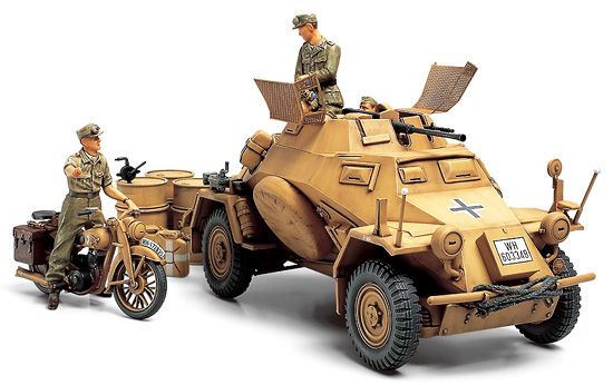 35286 1/35 德国4轮装甲侦察车 Sd.Kfz.222 北非前线