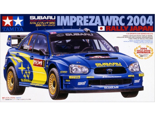 24276 1/24 斯巴鲁 翼豹 WRC 2004 日本拉力赛