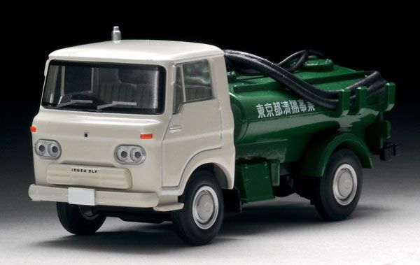 Tomica Limited Vintage LV-180a Elf Vacuum Tanker (White/Green)