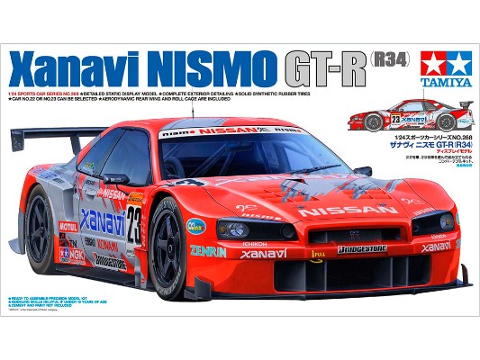 24268 1/24 日产 天际线 NISMO GT-R (R34) Xanavi