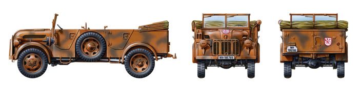 35305 1/35 德国 大型军用车 斯太尔 1500A/01 非洲军团休息 套装