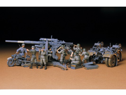35017 1/35 德国 88mm高射炮（附带牵引轮）
