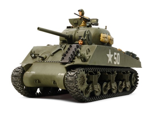 30056 1/35  美国 谢尔曼 M4A3 中型坦克 （电机版）