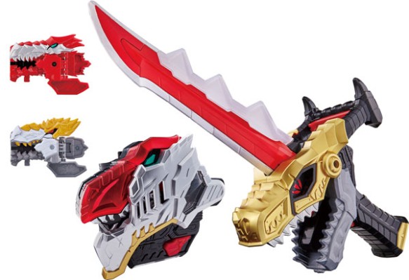 骑士竜戦队龙ソウジャー 龙ソウジャー最强竜装SET DX龙ソウケン＆龙ソウ橙ジャー[Bandai]《発売済・在库品》