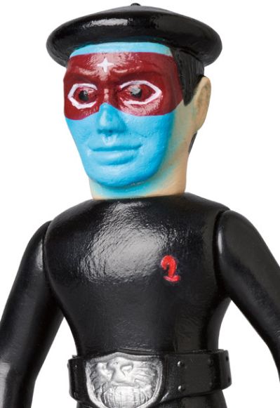 东映レトロソフビCollection 假面骑士 修卡战斗员（黒・ベレー帽） Middle Size Ver. 