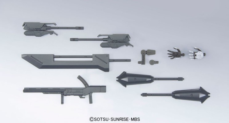 HG 机动战士高达 铁血的奥尔芬斯 1/144 MSオプションSET5＆鉄华団モビルワーカー[Bandai]《発売済・在库品》