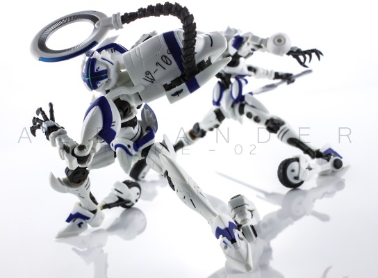 ROBOT魂 -ロボット魂-〈SIDE KMF〉 CODE GEASS 亡国のアキト 亚历山大 Type-02（レイラ机＆アヤノ机） （魂ウェブ限定）