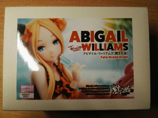 Fate / Grand Order 阿比盖尔·威廉姆斯 Gainen Reisou