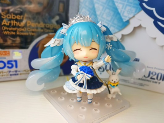 粘土人#1000 Vocaloid 初音未来&Rabbit Yukine 公主 雪未来 2019