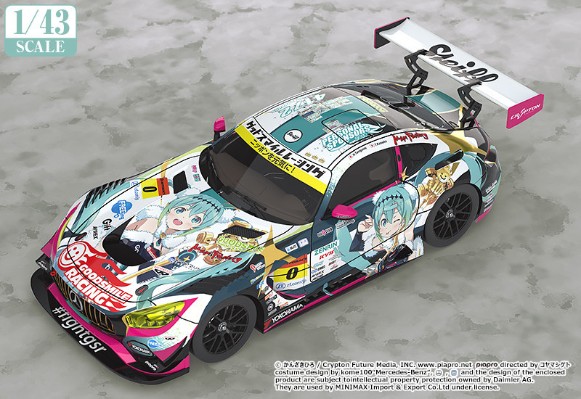 1/43 GOODSMILE 初音未來 AMG 2018最終戰ver.
