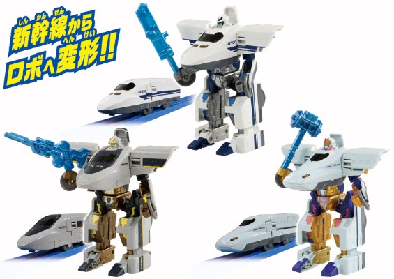 新干线变形机器人 Shinkalion DXS10 Shinkalion トリニティー3両合体SET[takaraTomy]《発売済・在库品》