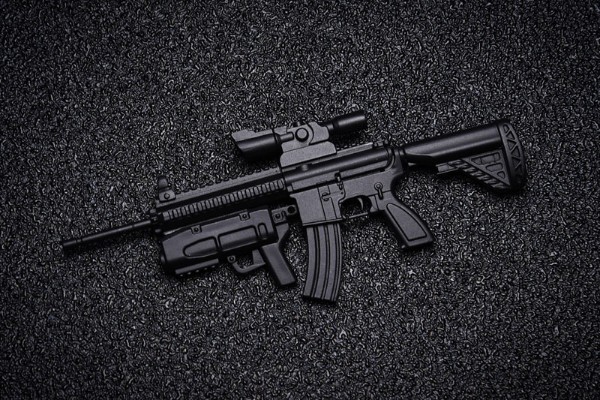 1/12 可动人形可用配件 AW-002 AR-416 初回限定版