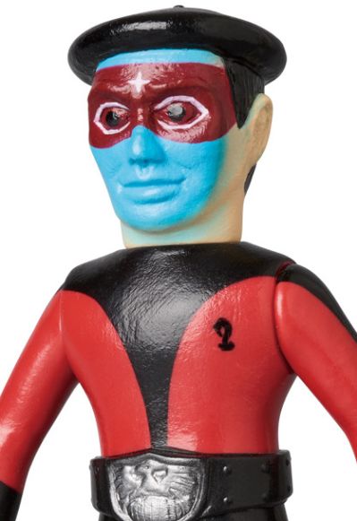 东映レトロソフビCollection 假面骑士 修卡战斗员（黒・ベレー帽） Middle Size Ver. 