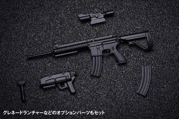 1/12 可动人形可用配件 AW-002 AR-416