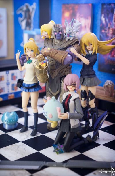 figma #EX-51 Fate / Grand Order 玛修·加拉哈德&芙芙 Shielder