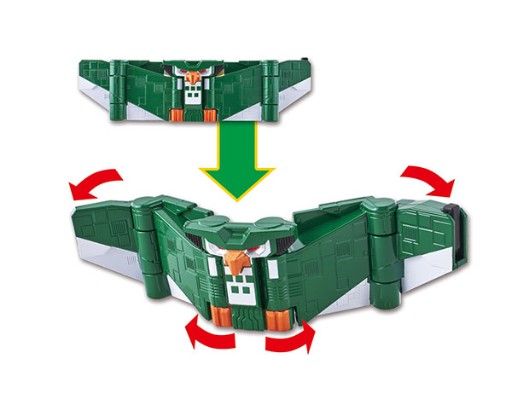 动物戦队ジュウオウジャー ジュウオウCUBEウエポンEX 动物武装CUBE雄武＆CUBE枭SET