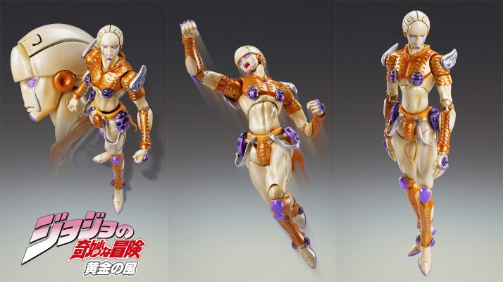 超像可动#38 JOJO的奇妙冒险 黄金之风 38.黄金体验(荒木飞吕彦指定色)