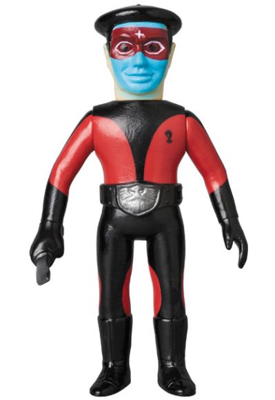 东映レトロソフビCollection 假面骑士 修卡战斗员（黒・ベレー帽） Middle Size Ver. 