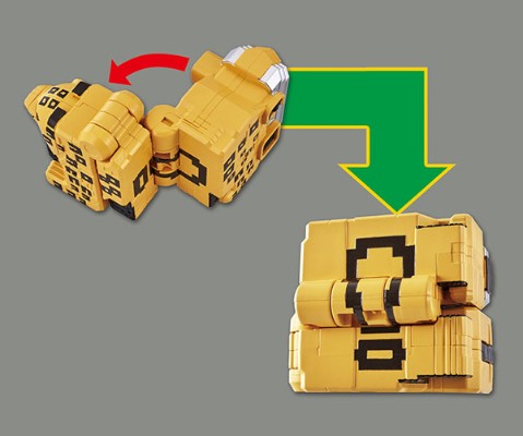 动物戦队ジュウオウジャー ジュウオウCUBEウエポンEX 动物武装CUBE雄武＆CUBE枭SET