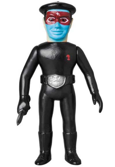 东映レトロソフビCollection 假面骑士 修卡战斗员（黒・ベレー帽） Middle Size Ver. 