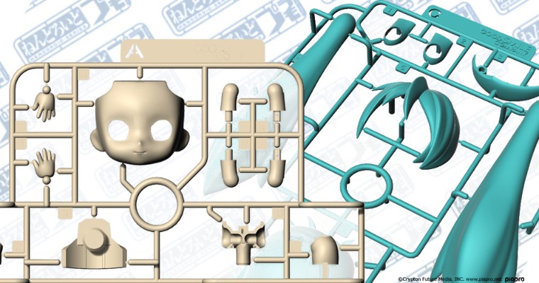 黏土人塑料模型 第一弹 初音未来 （愚人节企划）
