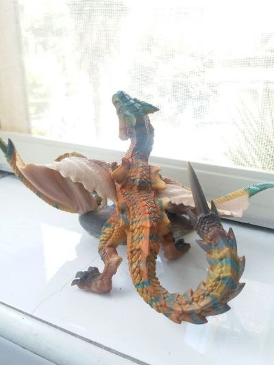 怪兽模型雕像 怪物猎人 轰龙