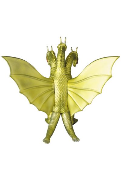 哥斯拉软胶大战EX 哥斯拉VS王者基多拉 王者基多拉 (Gold Color)