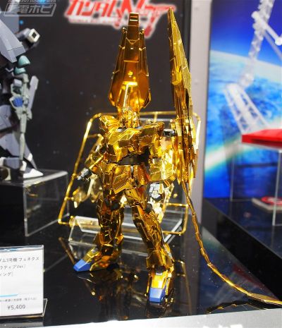 HGUC 1/144 独角兽高达3号机 菲尼克斯 (独角兽模式)( Narrative Ver.)[金色电镀]