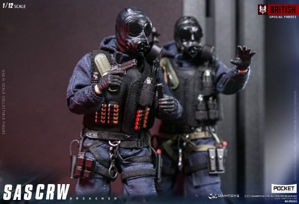 DAMTOYS 1/12 英国特别空勤团反恐大队 PES002破门手