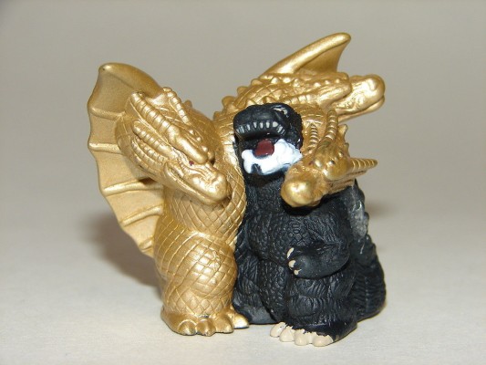 怪兽王俱乐部 哥斯拉VS王者基多拉 王者基多拉&哥斯拉