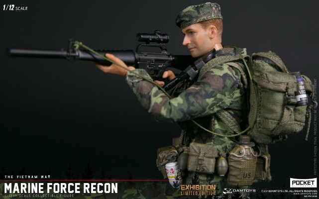 DAMTOYS 1/12 WF2019限定版 越战美国海军陆战队侦察连 PES009