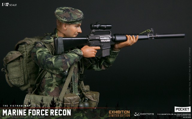 DAMTOYS 1/12 WF2019限定版 越战美国海军陆战队侦察连 PES009