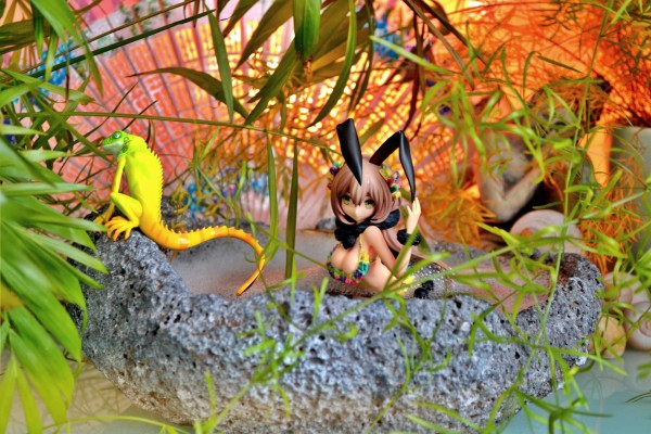 [插图&造型] USAMIMIZUGI-兔耳泳装-