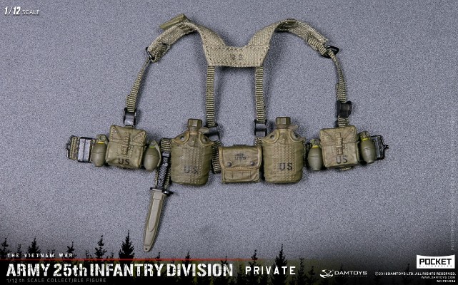 DAMTOYS PES004 1/12 口袋精英系列 美国陆军25步兵师 新兵