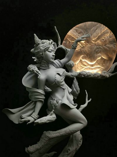 FaceFunky Studio《苏妲己》 中国风 封神榜 灰模