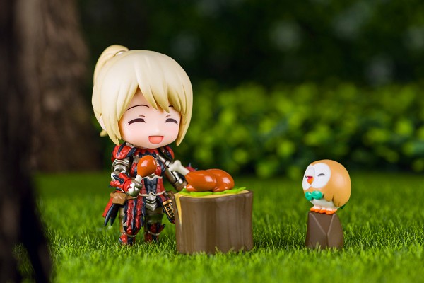 粘土人#993-DX 怪物猎人:世界  雄火龙装女猎人