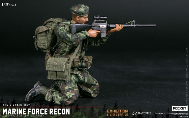 DAMTOYS 1/12 WF2019限定版 越战美国海军陆战队侦察连 PES009