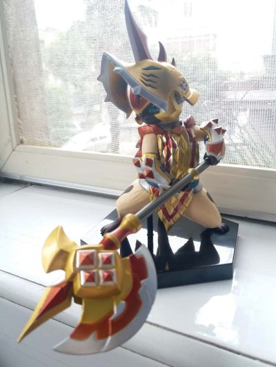 DXF 手办 怪物猎人 战斗猫 